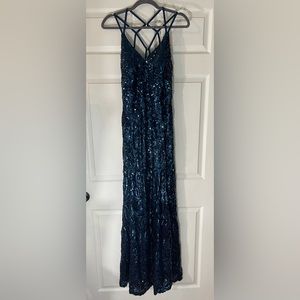 Gorgeous Floor Length Formal Sequin Dress